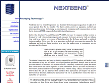 Tablet Screenshot of nextbend.com